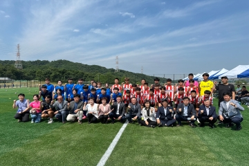 한반도통일미래센터, 탈북·남한 청소년들이 함께하는 일일 축구교실 개최